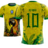 camiseta sublimacion completa tela arenal gold frente tela jaguar point espalda