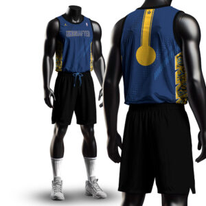 camiseta sin mangas sublimacion completa basket sin mangas tela arenal gold
