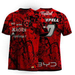 camiseta sublimacion completa full tela madrid
