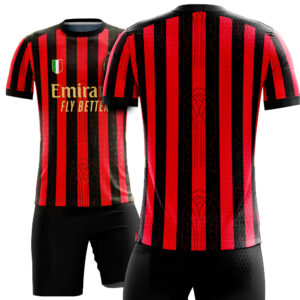 uniforme completo sublimacion completa camiseta tela madrid gold frente jaguar point espalda